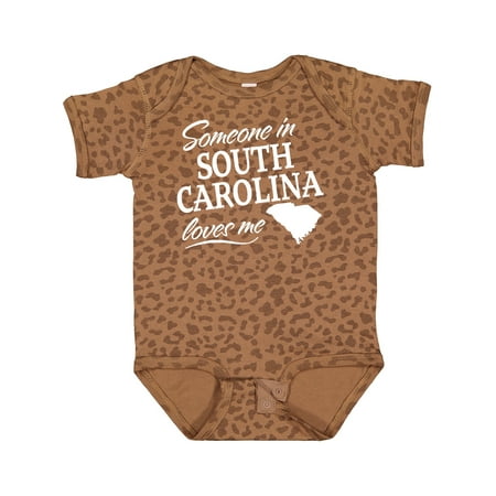 

Inktastic Someone in South Carolina Loves Me Gift Baby Boy or Baby Girl Bodysuit