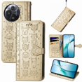thumbnail image 1 of Funda Cartera FOXDOCK para TCL 60 , Flip PU con Relieve de Gatos y Perros, Tarjetero y Soporte, 1 of 6