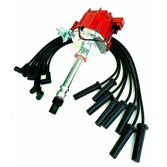 HEI Ignition Distributor Spark Plug Wires For Chevrolet GMC 305 350 400 C.I V8