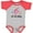 Baseball Heather and Red, variant on Inktastic Choir or Marching Band Treble Music Girls Baby Bodysuit