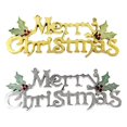 thumbnail image 1 of 2pcs 30cm Puerta de Feliz Navidad Adorno colgante Puerta creativa Colgante Decoración Suministros para fiestas (sil LingWen 8390612385841, 1 of 1
