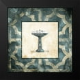 thumbnail image 2 of Villa, Mlli 12x12 Black Modern Framed Museum Art Print Titled - Muted Blue Sink, 2 of 5