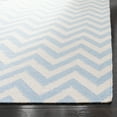 thumbnail image 4 of Safavieh Dhurries Bentley Geometric Area Rug, Blue/Ivory, 3' x 5', 4 of 11