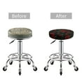 thumbnail image 5 of Haiem Roses Cushion Round Bar Chair Seat Cover Bar Chair Cushion Covers Elastic Washable Bar Chair Cover,Protects from Scratches and Stains-12 inch, 5 of 7