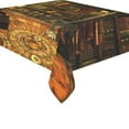 thumbnail image 3 of MYPOP Vintage Magic Books Shelves Tablecloth 52x70 Inches, Magician's Place Tablecover Desk Table Cloth Cover for Dinner Party Decoration, 3 of 6