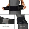 thumbnail image 6 of Zamst ZW-5 Sports Back Brace With Integrated Auxiliary Belt-for Golf, Tennis, Baseball, Basketball, Volleyball, Ice Hockey, Pickleball-Black, Medium, 6 of 8