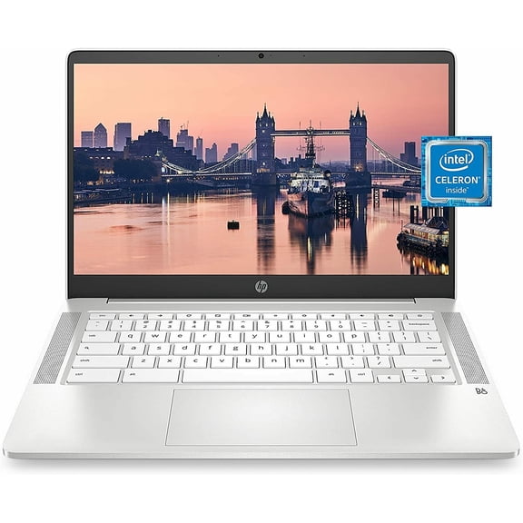 HP Chromebook 14 Laptop 14” HD 1366 x 768 N4000 4GB 32GB eMMC 14A-NA0021NR