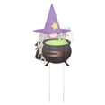 thumbnail image 1 of 1 PC Halloween Decoración de señales de dibujos animados Exquisito yejo de patio horrible inserto de césped, 1 of 8
