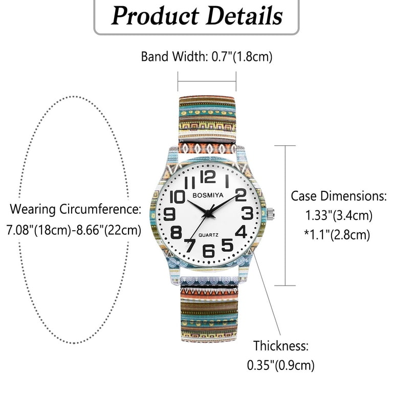 Avaner Women's Stretch Band Easy Read Watch photo 2