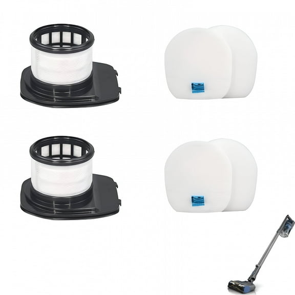 HIBIBUD Filter 4 Pack (HEPA/Foam) Compatible with Pet Pro Stick Vacuum WZ250 WZ240 WZ140