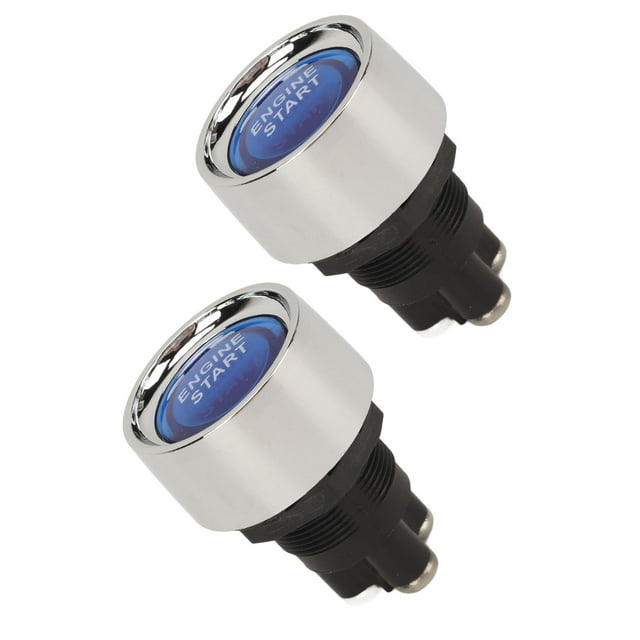 Engine Start Ignition Switch, DC12V 50A Momentary Push Button Starter Switch for RVs Yachts Boats Racing Cars Trucks Marine