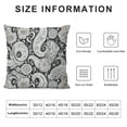 thumbnail image 5 of Chilfamy Paisley Pattern Tentacles Ultrafine Detailed Painting Print Pillow Covers for Couch Pillow Case 1PC Square Design 12x12in, 5 of 5