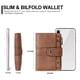 thumbnail image 3 of Billetera CLUCI pequeña de piel plegable para mujer con monedero, 3 of 8