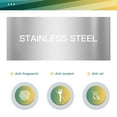 thumbnail image 6 of FDW 13 Gallon Stainless Steel Step Kitchen Trash Can with Lid, Fingerprint-Proof for Indoor(Silver), 6 of 8