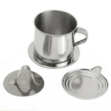 Steel Vietnamese Coffee Drip Press For Office Cup E2I8 Single W3K1
