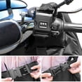 thumbnail image 4 of Motorcycle Helmet Bag with Combination Lock, Waterproof Oxford Cloth Riding Gear Storage Pack, 30L Large Capacity Anti-theft Travel Backpack for Bikers, 4 of 8
