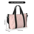 thumbnail image 2 of Travel Duffle Bag Simple White Lines Rabbit Flower Travel Tote Bags Carry on Luggage Waterproof Weekender Bags with Top Handle Adjustable Shoulde Strap for Travel Gym, 2 of 5
