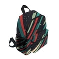 thumbnail image 2 of FORMRS School Backpack with Front Zippered Pocket 12" Student Travel Daypack, Abstract Stripes, 2 of 6