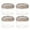 A, variant on Food Storage 2 Round Clear Reusable 35ml Jars with Leakproof Lids for Home Kitchen Organization 4-Pack 4PCS