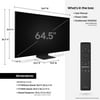 SAMSUNG 65” Class 4K Ultra HD (2160P) HDR Smart QLED TV QN65Q90T 2020