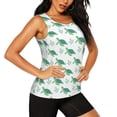 thumbnail image 2 of Lsque Turtle Printed Workout Tank Tops for Women, Athletic Sports Tank Tops, Compression Sleeveless Dry Fit Shirts,Sleeveless Yoga Shirt-Medium, 2 of 9