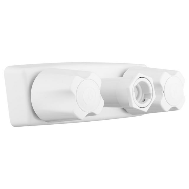 Dura Faucet Faucet DF-SA180-WT Used For Shower; Non-Metallic; Quick Connector Connection; White; Must Also Use Part Number DF-SA187-WT