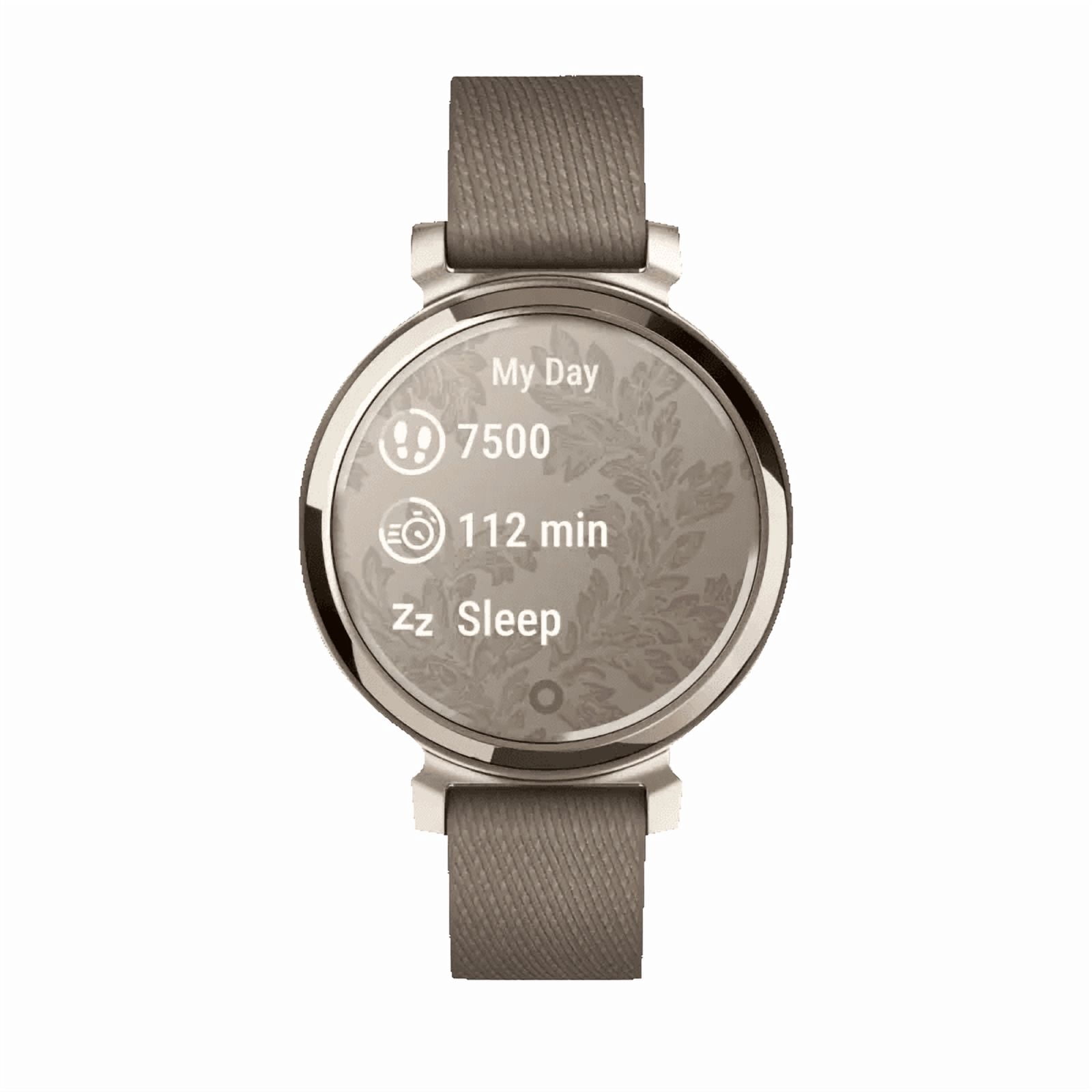 Garmin Lily 2 Classic, Cream Gold with Coffee Nylon Band (010-02839-14)