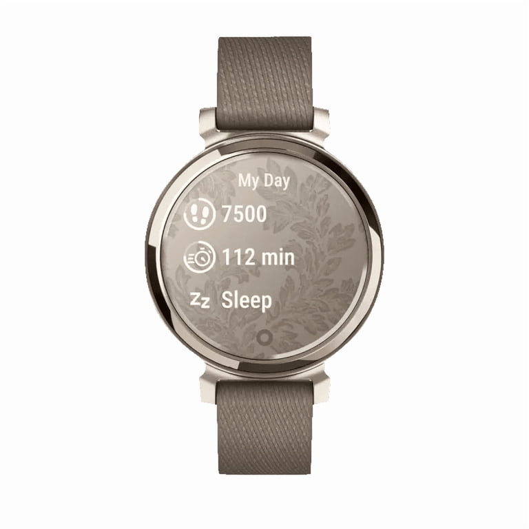 Garmin Lily 2 Classic, Cream Gold with Coffee Nylon Band (Garmin
