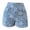 Sky Blue, variant on Endives Women's Dress Short Elegant Print Textured High Waist Straight Leg Shorts Business Casual Outfits for Women