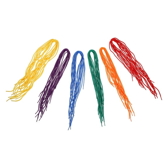 60 Pcs Shoelaces Colored Shoe Laces DIY Beads Cords Beaded String Casual Shoes Polyester