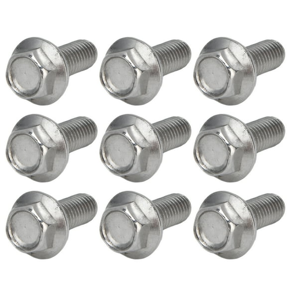 20Pcs M10x1.5 Stainless Steel Hex Bolts Kit A2-70 Tensile Strength for Wide Applications, Easy to Use and Replace