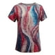 thumbnail image 4 of Camiseta de manga corta suelta con cuello redondo y estampado informal a la moda para mujer Pompotops hkajfhjk466273, 4 of 5