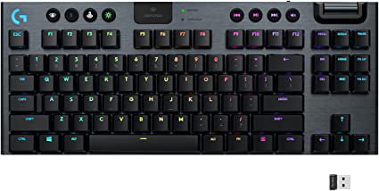 Logitech G915 TKL Lightspeed Wireless Mechanical Gaming Keyboard Black Walmart.com