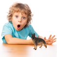 thumbnail image 3 of German Shepherd Figurine Dog Figurine 4.5X3.2inch Puppy Action Figure Toys Realistic Animal Figure for Birthday, 3 of 3