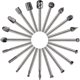 thumbnail image 1 of 20 piezas herramientas rotativas Hss compatibles con/accesorios compatibles con herramienta rotativa Diy Eng, 1 of 5