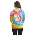 thumbnail image 4 of Sudadera con capucha ajustable Y2K para pareja, jersey de gran tamaño, chándal con estampado de calavera de Halloween, ropa Tie Dye, Otoño e Invierno, 4 of 4