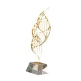 thumbnail image 3 of Estatua abstracta, obra de arte, figurita, novedad, decoración de escritorio, escultura, decoración del hogar Pequeño Claro, 3 of 9