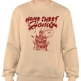 thumbnail image 2 of Home Sweet Home Haunted Sweatshirt Unisex Medium Sand, 2 of 5