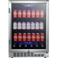 Edgestar Cbr1502sg 24" Wide 142 Can BuiltIn Beverage Cooler