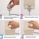 thumbnail image 4 of HALLMY Lampara de Buro Recamaras con Bombillas y L&aacute;mpara Nocturna, L&aacute;mparas de Mesa Control T&aacute;ctil con 2 Puertos USB (a + c) y 2 Salidas de CA, 4 of 9
