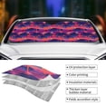 thumbnail image 4 of Kdxio Retro Palms Print Front Windshield Sun Shade,Folding Auto Sunshade for Car Truck SUV-Medium, 4 of 7