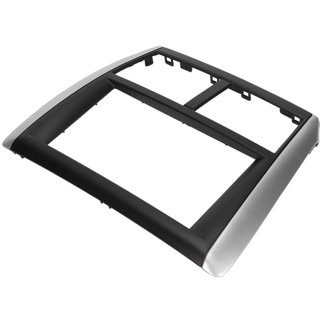 Navigation Panel Frame, Black Frame High Wear Resistance Stylish Double Din Car Fascia For Vehicles Replacement For 2007-2012