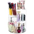 thumbnail image 2 of Organizador de maquillaje giratorio, organizador de cosméticos, adecuado para joyería, cepillo de maquillaje de encimera, dormitorio, 2 of 5