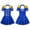 Royal Blue, variant on DPOIS Kids Girls Circus Ringmaster Costume Tassels Halloween Cosplay Party Dress Up Royal Blue 6