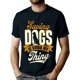 thumbnail image 1 of Salvar perros es lo mío - Camiseta de rescate y adopción de animales, bonita, para hombre, para el tiempo libre, 1 of 7