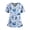 10-Blue, variant on Halloween Scrub Tops for Women, Plus Size Stretchy Print Nursing Uniforms with Pockets, Gift Shirts for Womens Halloween Wear