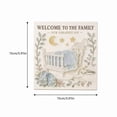 thumbnail image 5 of Sea Glass Art Kit, Welcome to the Family Mosaic Craft with Nursery Scene for DIY Keepsake Home Decor, 5.91 in, 5 of 5