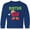 Royal Blue, variant on Inktastic Christmas Sister Elf Long Sleeve Youth T-Shirt