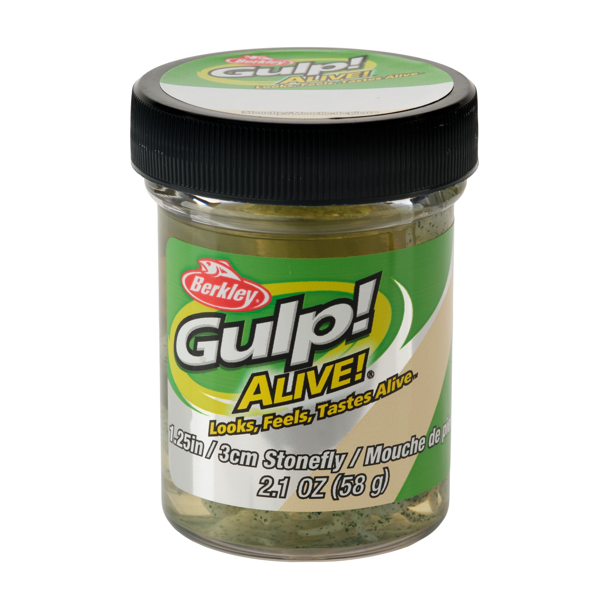 Berkley Gulp! Alive!® Stonefly, 1.25 in, Creatures, Chive (1 Count)