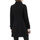 thumbnail image 3 of Abrigo Midi Doble Botón para Mujer Chic Inspire, Color Negro, Cuello Alto, Manga Larga, 3 of 8